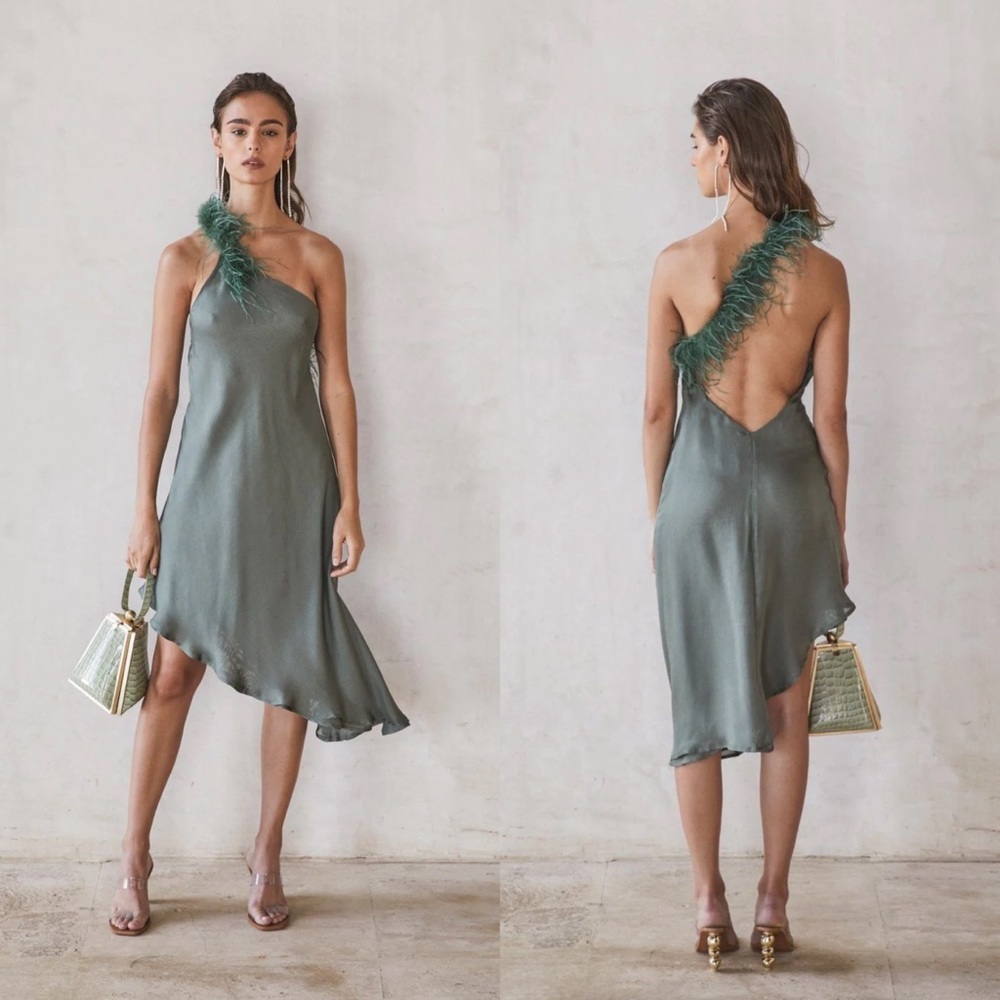 Cult Gaia The Flo Dress in Seaspray